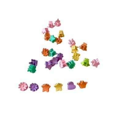 Imagem de Kit com 30 Mini Prendedores de Cabelo Sortidos – Acessórios Coloridos para Penteados e Uso Diário