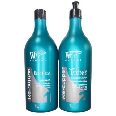 Imagem de Kit Shampoo e Condicionador para Cabelos com Caspa, Pontas Secas, Oleosos e Mistos WF RE-CUPPER 2L