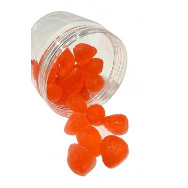 Imagem de Bala De Goma Deluxe Formato De Morango 500g 43% De Suco da Fruta X-Roots