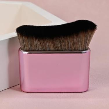 Imagem de Escova autobronzeadora ultra macia – Pincel Kabuki para base corporal e maquiagem, aplicador de mistura para bronzeamento, luva autobronzeadora, alcança bronzeamento falso sem riscos e sem manchas