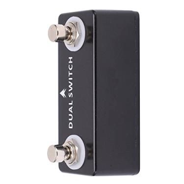Imagem de RiToEasysports Interruptor de Pedal Duplo de Metal, Controlador de Interruptor de Guitarra Momentâneo Lockfree para Reprodução Confortável e Atraente, Leve