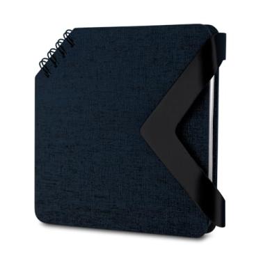 Imagem de Caderno de Bolso com Fecho Magnético – Design Azul Sofisticado com 70 Folhas