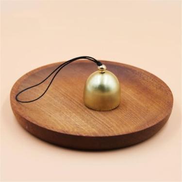 Imagem de Sino de vento para animais de estimação Sino decorativo de metal com som claro para coleiras de cães e gatos, pacote único, campainha de segurança estilo sino