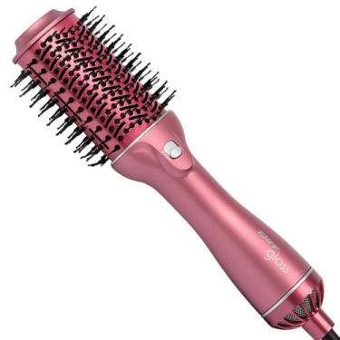 Imagem de Escova Secadora Taiff Gloss Bivolt Rose E Blue 3 Em 1 1200w