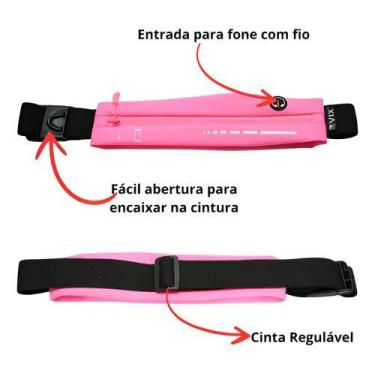 Imagem de Pochete Slim Corrida Fitness Academia Porta Celular Doleira - Republic