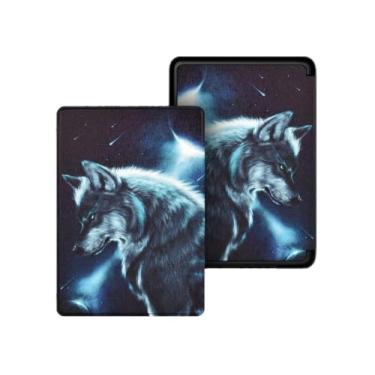 Imagem de Akacy Capa com padrão pintado para Kindle Paperwhite 6.0 polegadas 11ª geração lançada em 2022/2024 (Modelo: C2V2L3/RS23CV) com função hibernar/despertar automática (36)