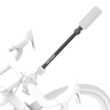 Imagem de MOVMAX Bastão de selfie invisível de fibra de carbono com orifício de parafuso de 1/4, acessórios de câmera de ação extensíveis compatíveis com Insta360 X5 / X4 / X3/Gopro, bastão de vlog leve de 93 g