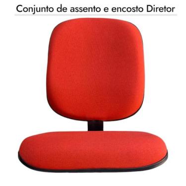 Imagem de Kit Assento e Encosto para Cadeira Diretor com Lâmina, Furação Univers