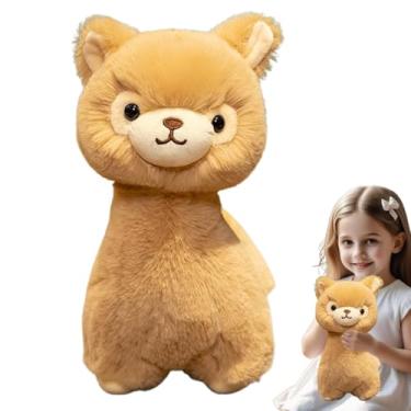 Imagem de Pelúcia de lhama, brinquedo de pelúcia de lhama recheado,Abraçando Almofada Animal Decorativa De Pelúcia - Adorável alpaca brinquedos de pelúcia alpaca boneca elegante para decoração de quarto de sofá
