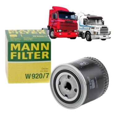 Imagem de Filtro Blindado de Óleo Lubrificante Motor Scania - Mann-Filter - W920