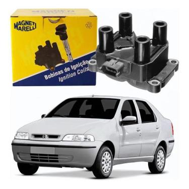 Imagem de Bobina De Ignição Marelli Siena 1.0 1.3 16v 2001 A 2003 - Magneti Mare