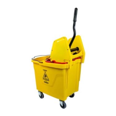 Imagem de Carro Balde Profissional 35L Nobre com Balde Removível 15,2L, Divisor e Sistema Quebra-Ondas