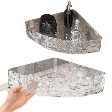 Imagem de Suporte De Shampoo Prateleiras Com Adesivo De Banheiro Sem Furo Acrilico Chifre(Modelo2)