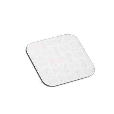 Imagem de Porta Copos Com Ilustração Personalizada Textura Branca Reaplicável - Tamanho 9x9 cm