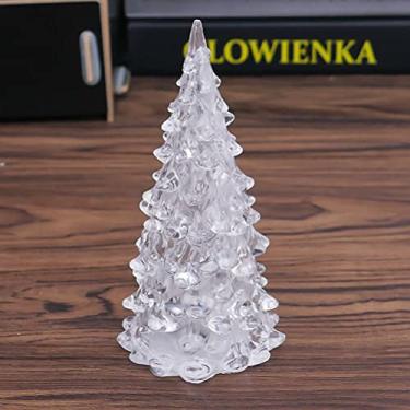 Imagem de Generic Luz Noturna de Cristal LED que Muda de Cor, Lâmpada de Decoração de Casa para Quarto, Presente Romântico, Mini Lâmpada de árvore Acrílica para Decoração de Natal