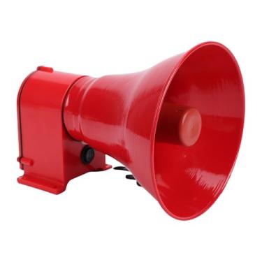 Imagem de Generic Sirene Industrial, 115dB Decibéis Altos 3 Tons Ajustável IP65 à Prova D'água Buzina de Alerta de Emergência Em Liga de Alumínio, Com Suporte de Metal Espesso, para Travessia (Plugue UE)