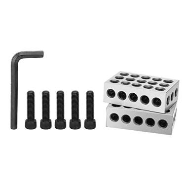 Imagem de Fafeicy Bloco 1-2-3 de Ultra Precisão, Blocos Paralelos de Precisão 0,0001 pol., Quadratura de Alta Com Caixa para Configuração da Fresadora