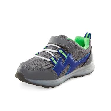 Imagem de Simple Joys by Carter's Tênis infantil unissex Anka Light Up, Cinza, 10 Toddler