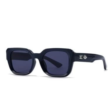 Imagem de VFDHN Óculos de Sol Vintage Femininos com Rebites, Lentes Degradê Estilo Retrô, Proteção UV400 para Homens (TYJ524-3)