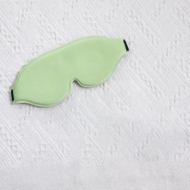 Imagem de Máscara de proteção para os olhos do sono, confortável máscara de dormir super macia com tiras elásticas ajustáveis para mulheres e homens dormirem, viagens, ioga e cochilos - verde