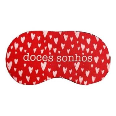 Imagem de Máscara de Olhos de Dormir Descanso Com Gel, 20x10,5 Cm, Quente e Fria (Doces Sonhos)