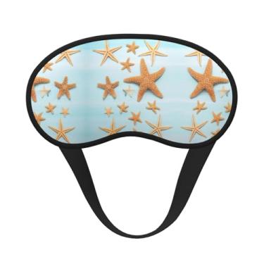 Imagem de Máscara de dormir blecaute 3D linda estampa marítima de verão máscara para os olhos com luz macia para dormir meditação, viagem, ioga