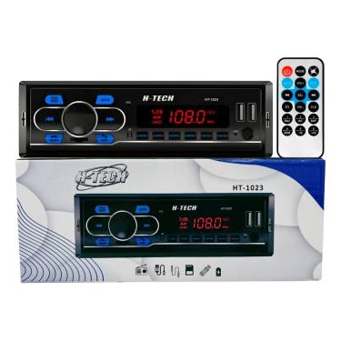Imagem de Som rádio automotivo bluetooth usb card sd aux fm mp3 H-tech