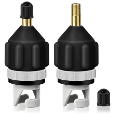 Imagem de Adaptador inflável de bomba SUP para barco, adaptador de válvula de ar convencional premium, inflação rápida e forte vedação adaptador de bomba SUP, para barco inflável, prancha de stand-up paddle e