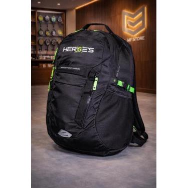 Imagem de Mochila Raqueteira Heroes Gravity Elettra 2025 PRETA/VERDE