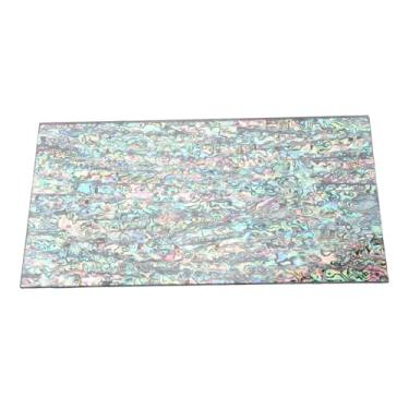 Imagem de Alomejor Cabeça de Guitarra Folha de Casca, Placa Em Branco de Pérolas de 0,8 Mm para Reparo de Guitarra, Material de Embutido para Cabeçote para Acústicas e Elétricas