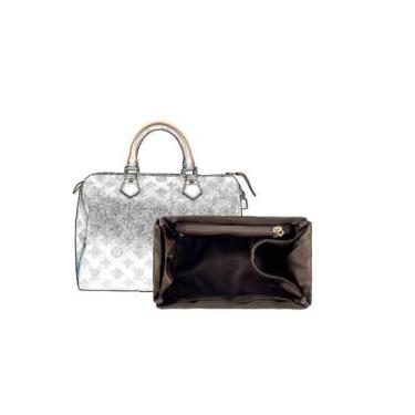 Imagem de Bolsa organizadora adequada para armazenamento de nylon Lv Speedy, bolsa organizadora de bolsa, bolsa de armazenamento e forro de carteira, Cofffee, For speedy 20