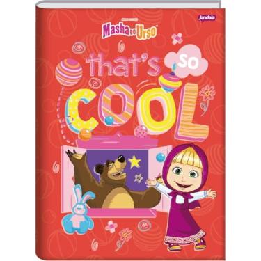 Imagem de Jandaia - Caderno Brochura 1/4 Capa Dura 80Fls Masha E O Urso - Pacote com 05 unidades