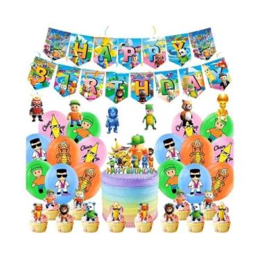 Imagem de Balões De Festa Infantil Stumble Guys, Suprimentos Para Aniversário, B