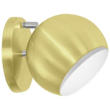 Imagem de Arandela Retrô Bola Lavabo Banheiro Corredor Sacada Dourado - MARRYLUZ