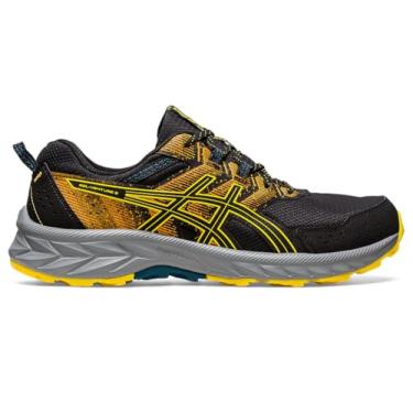 Imagem de ASICS Tênis de corrida masculino Gel-Venture 9, Preto/amarelo dourado, 40