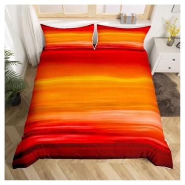 Imagem de SPXMQSS Conjunto de cama de casal, conjunto de edredom, cama de casal, cama de casal, conjunto de cama king size, cama de casal com 2 fronhas com zíper A 229 x 229 cm