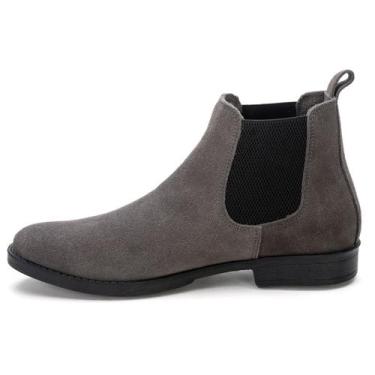 Imagem de Bota Chelsea Feminina Couro DIfranca PN1777 - Cinza - Polo North, 39