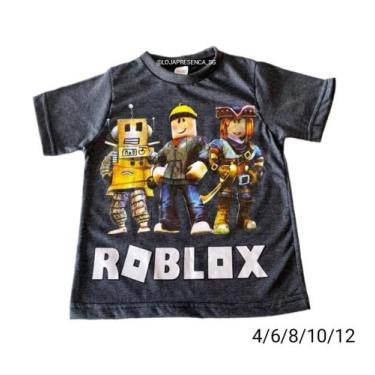 Imagem de Camiseta infantil masculina Roblox, Preto, M