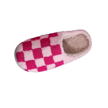 Imagem de Chinelo moderno casual masculino e feminino para casais, quente, inverno, casa, rosa, 40