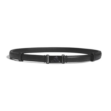 Imagem de adidas Cinto feminino ajustável de couro vegano, preto, tamanho único
