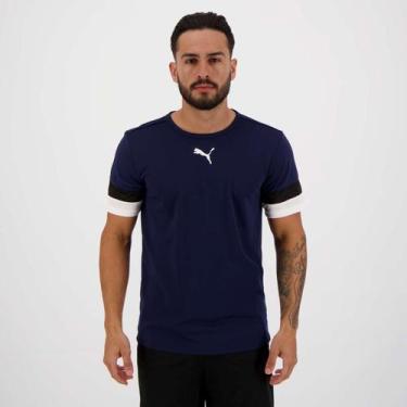 Imagem de Camiseta Puma Teamrise Marinho, G