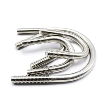 Imagem de XMGKMN 1 peça M10M12M16 U-Screw 304 aço inoxidável U-Bolt tubo plástico tubo dreno tubo grampo tubo aro cartão de equitação (cor: verde claro)