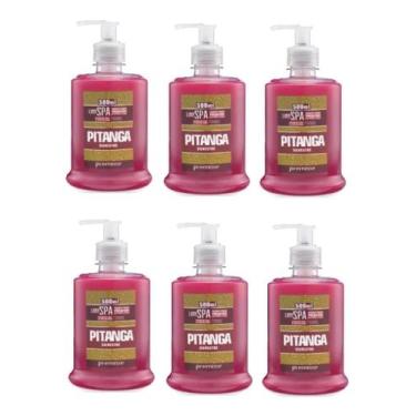 Imagem de 6 Sabonete Liquido Premium Pitanga Linn Spa Premisse 500ml