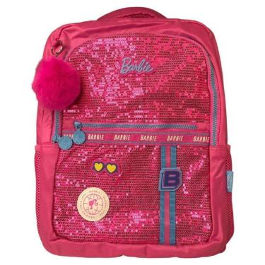 Imagem de Mochila Barbie Luxcel com Pompom MS49931-Unissex