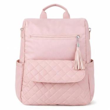 Imagem de Mochila Feminina Casual Grande Escolar Faculdade Espaçosa Moderna Resi