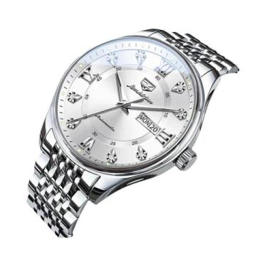 Imagem de Relógio De Pulso Mecânico Automático De Luxo Masculino Em Aço Inoxidáv