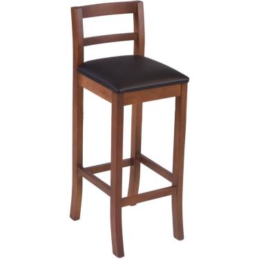 Imagem de Banqueta Olímpia Em Madeira Maciça Castanho