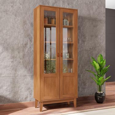 Imagem de Cristaleira Estilo Retrô Miss Cedro