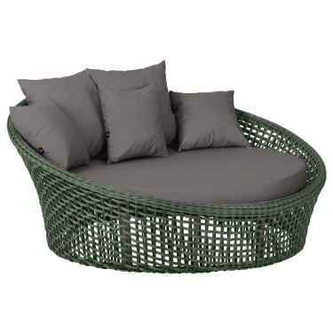 Imagem de Chaise Hungria Pintura Fendi Corda Náutica E11 Trama Verde