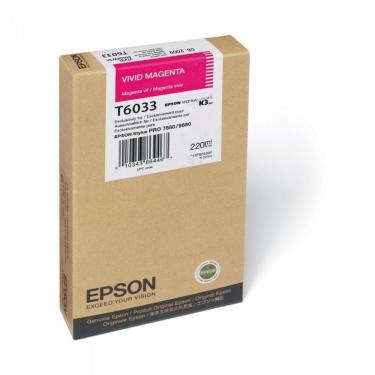 Imagem de Cartucho De Tinta Epson Compativel T6033 Magenta